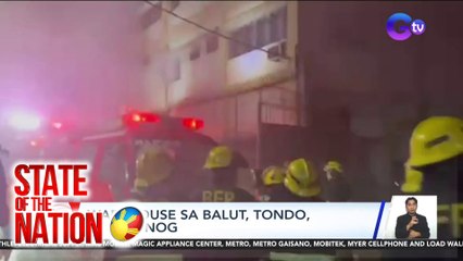 Warehouse sa Balut, Tondo, nasusunog | SONA