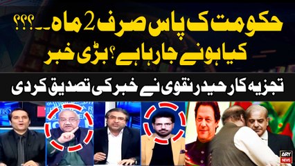 Government has only 2 months Left... What’s going to happen? | Haider Naqvi's breaks big News