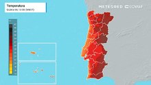 Previsão de temperaturas extremamente elevadas coloca alguns distritos de Portugal em aviso vermelho