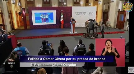 AMLO Felicita a Osmar Olvera