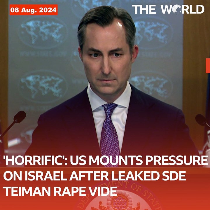 'Horrific': US mounts pressure on Israel after leaked Sde Teiman rape video | THE WORLD | THE WORLD PK