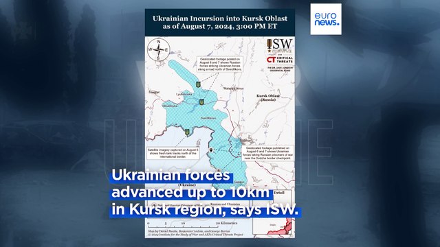 Ukraine's incursion into Russia's Kursk region enters third day