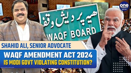 Waqf Amendment Act 2024:  Renowned Lawyer Shahid Ali Breaks Down PM Modi’s Controversial Law| Watch