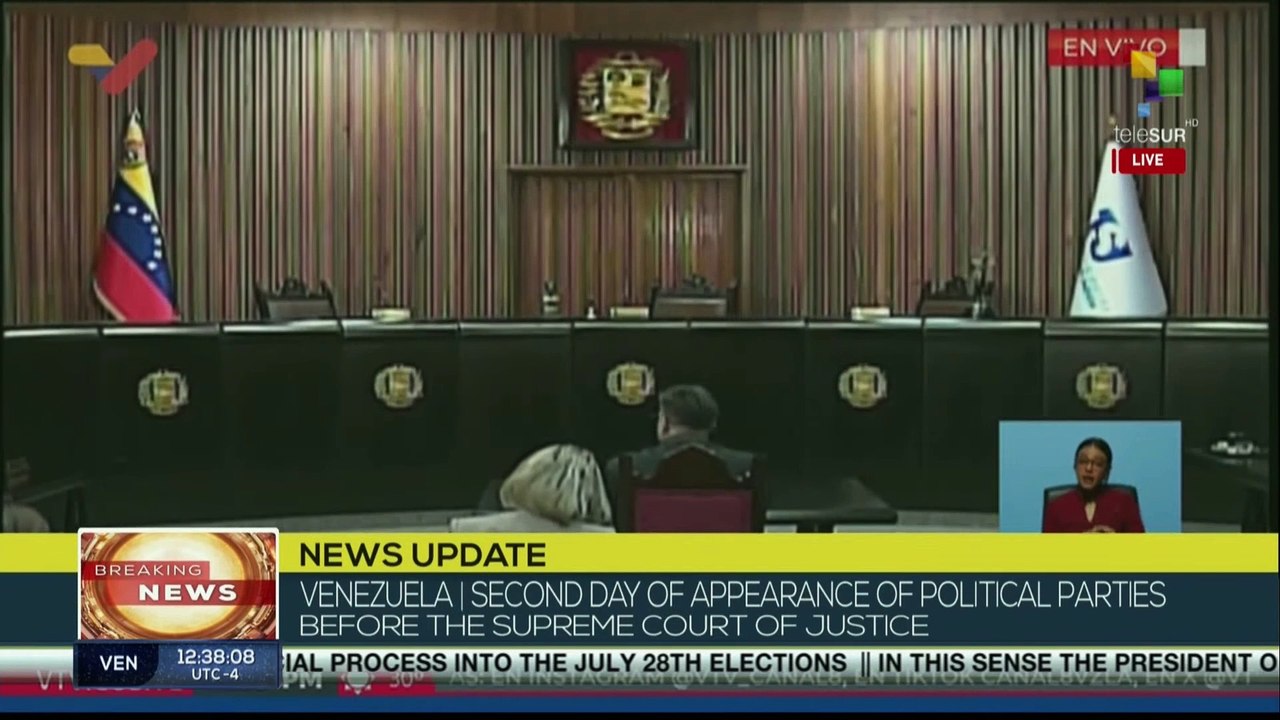 Former candidate Christian Chirinos attends hearing at Venezuelan Supreme Court