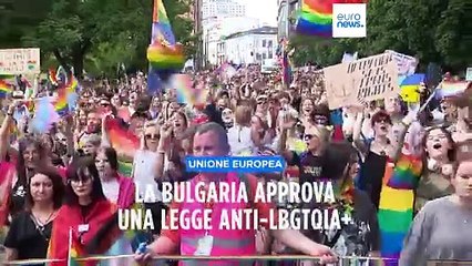 Télécharger la video: Diritti Lgbtq+ a rischio in Bulgaria: il Parlamento approva una legge contro la 