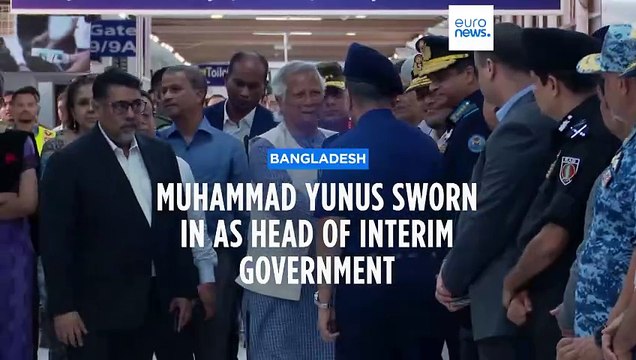Nobel Laureate Muhammad Yunus becomes head of interim government in Bangladesh