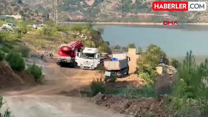 Su alırken baraja düşen helikopter çıkarıldı! Enkaz şimdi Rusya yolcusu