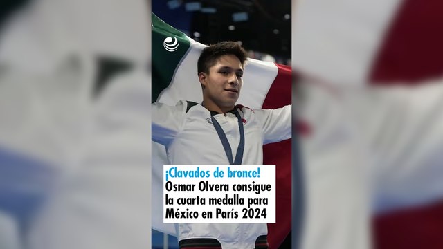¡Clavados de bronce! Osmar Olvera consigue la cuarta medalla para México en París 2024