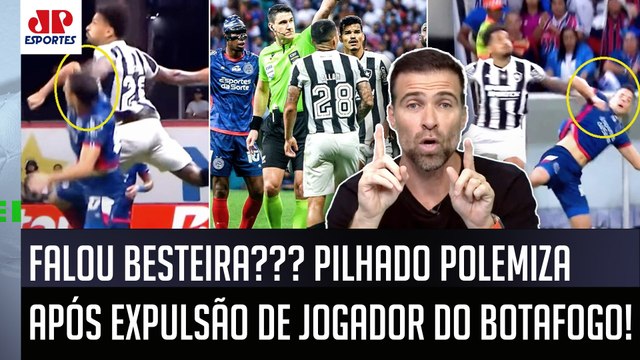 ENLOUQUECEU??? EU MUDEI DE OPINIÃO! Pra mim, essa EXPULSÃO do jogador do Botafogo... Pilhado OPINA