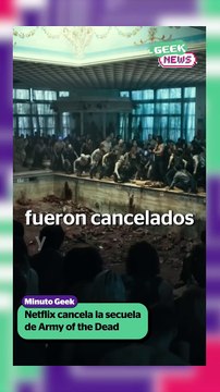 Netflix cancela la franquicia 'Army of the Dead' de Zack Snyder | Reporte Indigo