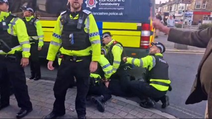 The scenes as protesters take to the streets of South Shore
