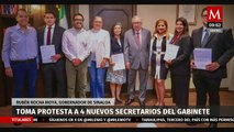 Rubén Rocha formaliza cambios en el gabinete de Sinaloa con 4 nuevos secretarios que rinden protesta