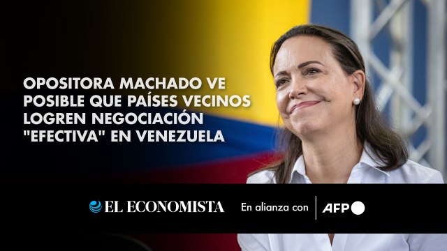 Opositora Machado ve posible que países vecinos logren negociación efectiva en Venezuela