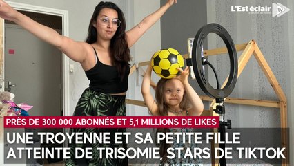 Une Troyenne et sa petite fille, stars de TikTok avec presque 300 000 abonnés