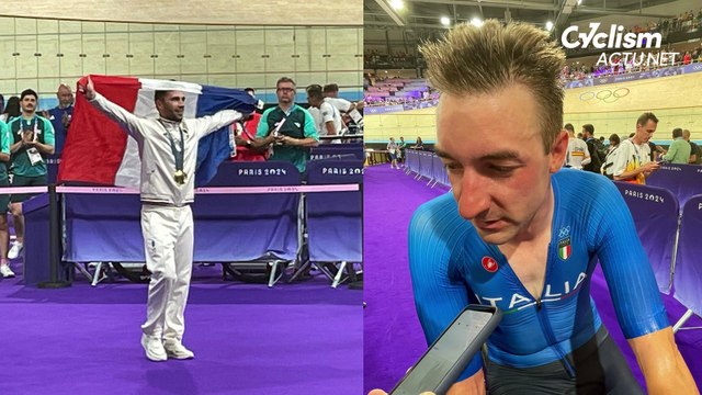 Cycling - Paris 2024 - Elia Viviani : Congrats to Benjamin Thomas, he deserves it and I'm happy for him