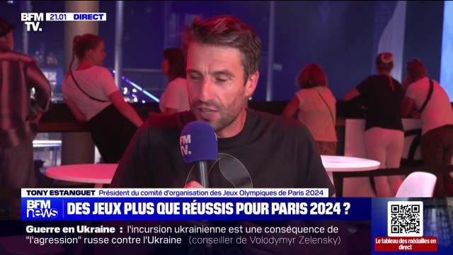 Tony Estanguet (président du comité d'organisation des JO de Paris): Le public français a énormément compté dans beaucoup de médailles