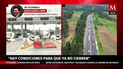 Download Video: Segob Puebla asegura que atienden demandas de ejidatarios por bloqueo en la México-Puebla