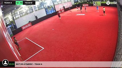 But de Aymeric - Team A