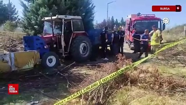Bursa'da kayıp sürücünün cesedi traktörünün altında bulundu