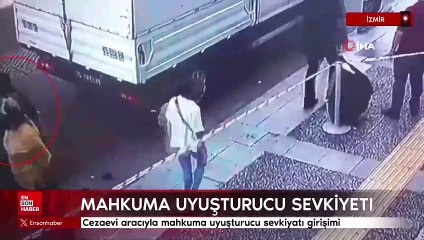 İzmir'de cezaevi aracıyla mahkuma uyuşturucu sevkiyatı girişimi