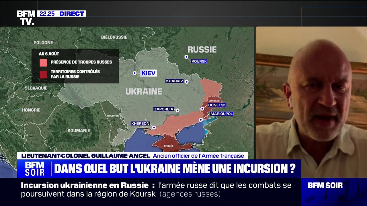 Lieutenant-Colonel Guillaume Ancel (ancien officier de l’Armée française): "En trois jours, les Ukrainiens ont conquis sans doute quasiment autant que ce qu'ont fait les Russes en deux mois d'efforts dans le Donbass"