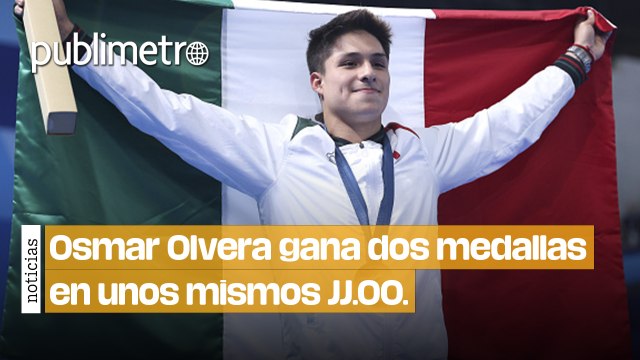 Osmar Olvera, el mexicano que gana dos medallas en unos mismos JJ.OO. después de 40 añosOsmar 3