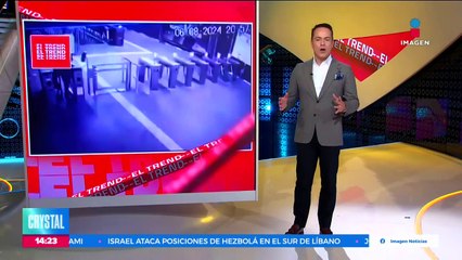 VIDEO: Rayo impacta en terminal del Tren Ligero