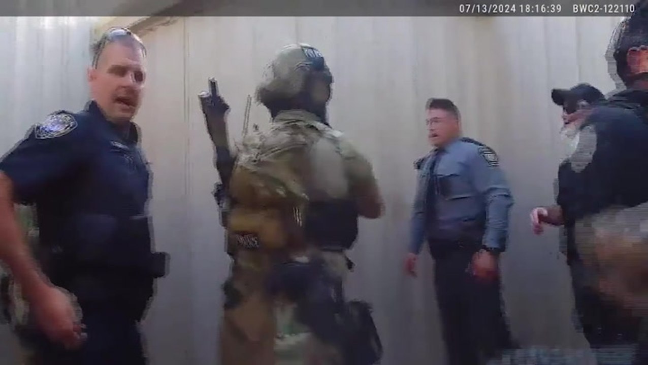 Police officer sees Trump rally shooting gunman seconds before shots fired in new footage