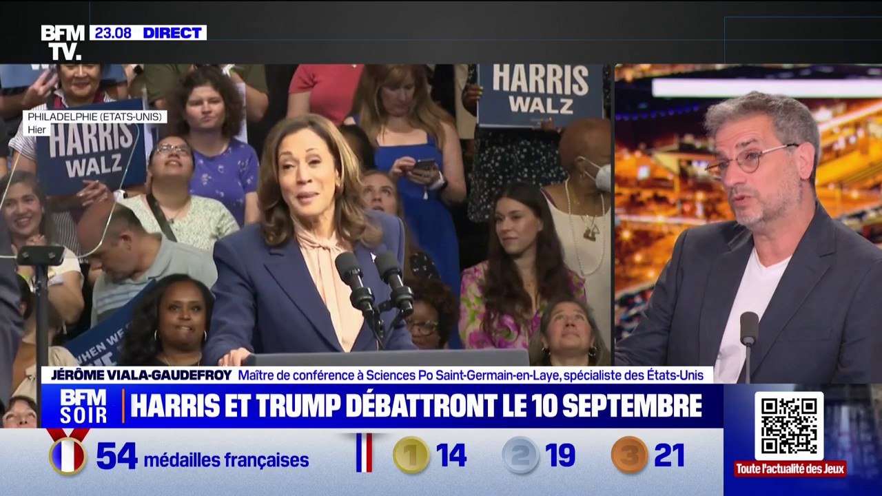 Jérôme Viala-Gaudefroy (spécialiste des États-Unis): "Tim Walz représente plutôt la ruralité (...) il est capable de travailler avec le parti opposé"