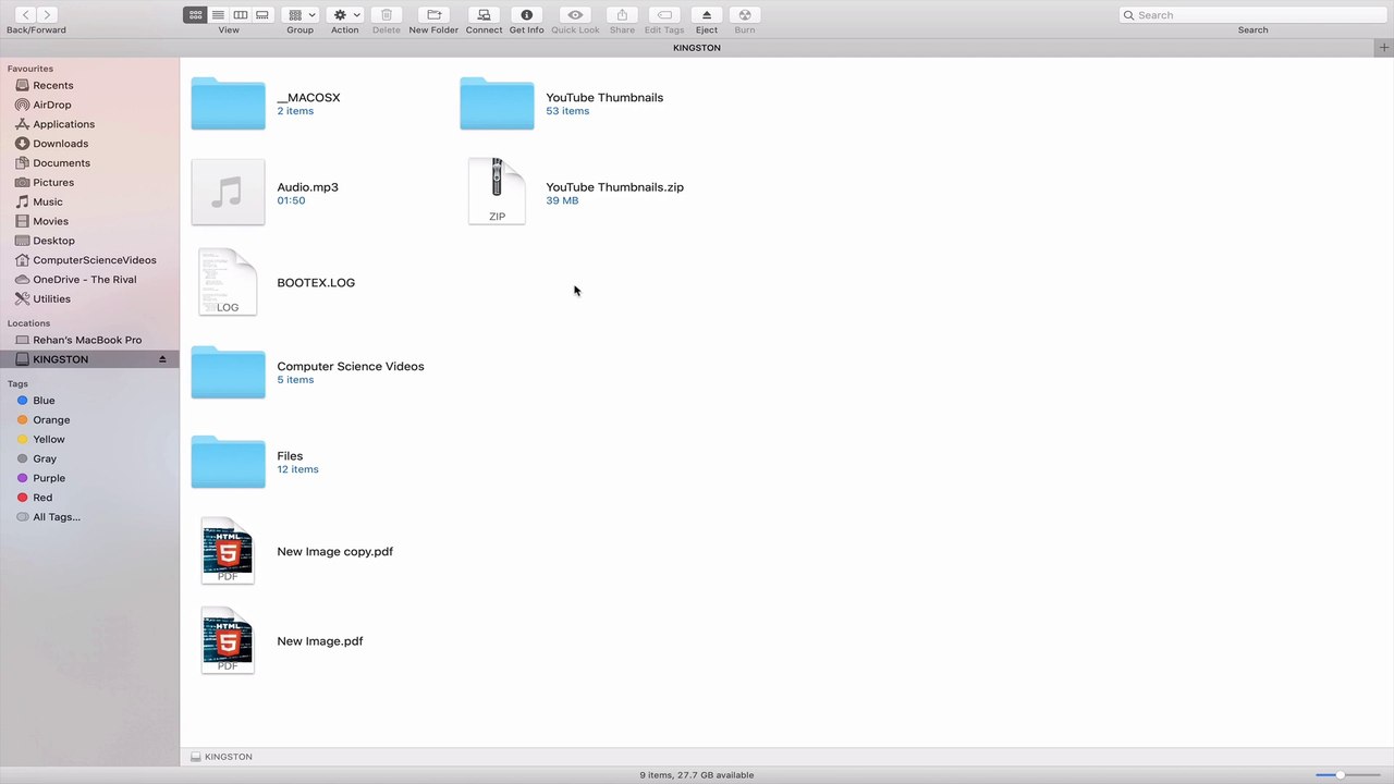 How to COMPRESS a Folder to a Zip File On USB Using a Mac - Basic Tutorial | New