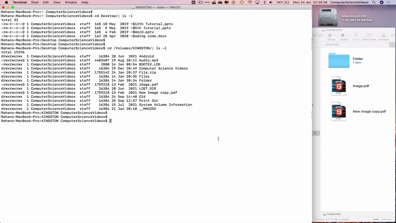 How to CREATE a Zip File for a Folder On USB For Mac Using Terminal - Basic Tutorial | New