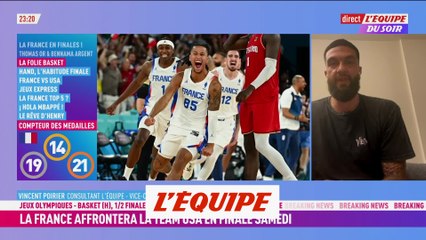 Les Bleus retrouvent la finale après avoir battu l'Allemagne - JO 2024 - Basket (H)