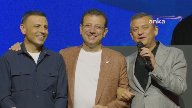 CHP Genel Başkanı Özgür Özel: Ekrem Başkan iki Özgür'ün arasında dursun, İstanbul ve Türkiye için bir dilek tutsun”