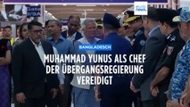 Muhammad Yunus als Chef der Übergangsregierung von Bangladesch vereidigt