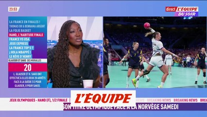 Les Bleues renversent la Suède et défendront leur titre en finale - JO 2024 - Hand (F)