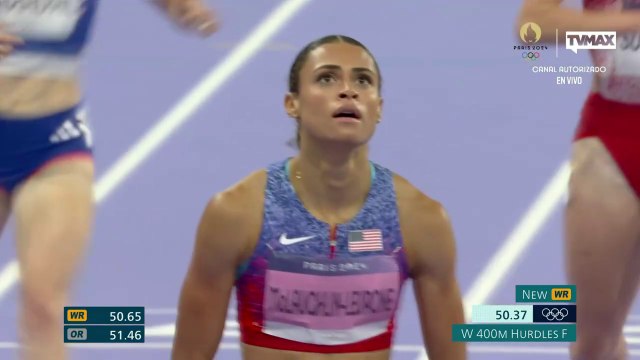 Sydney McLaughlin obtiene oro y récord mundial en 400 m vallas de París 2024