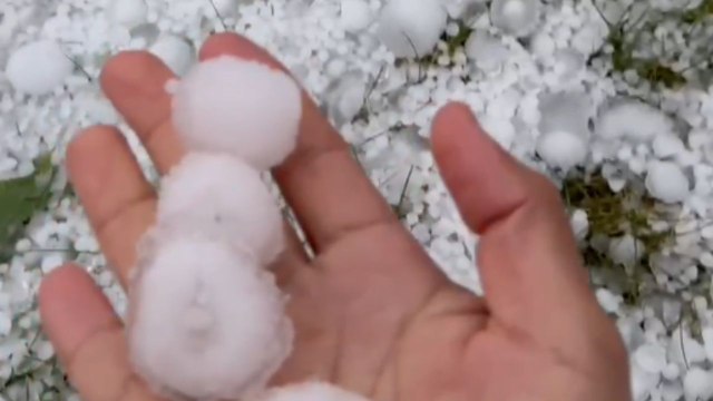 Severe Calgary hailstorm causes extensive damage to cars and property *Aftermath*
