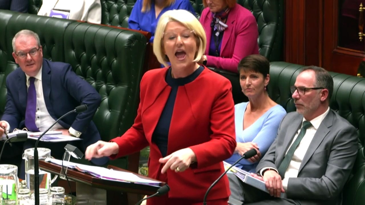 Police Minister shrugs off suggestions she misled parliament over gin she received from Police Commissioner