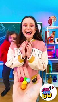 Défi de bonbons qui tourne mal