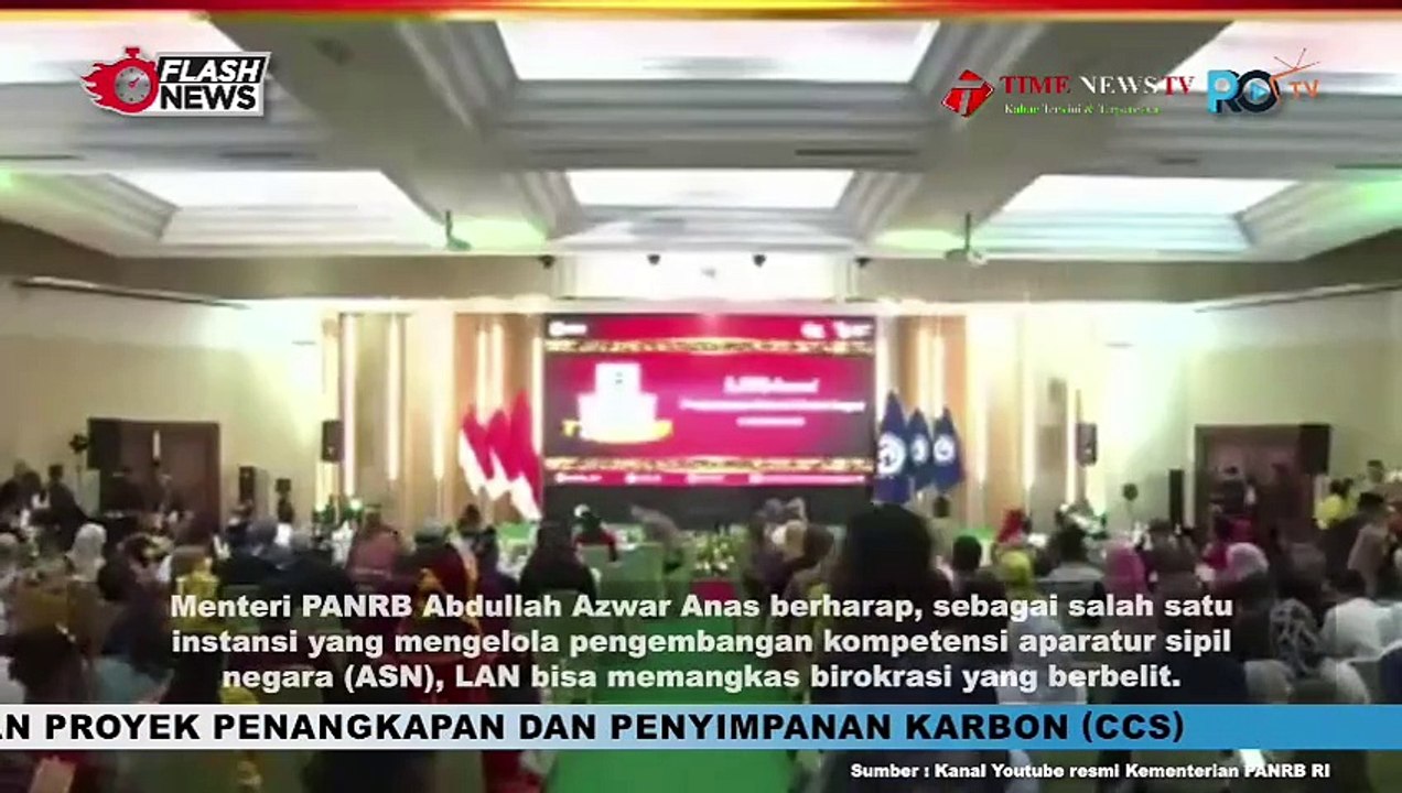 MENTERI PANRB BERIKAN SAMBUTAN ONLINE DALAM PERINGATAN HUT LAN KE-67
