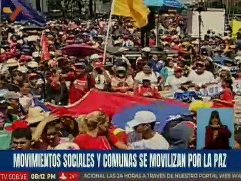 Movimientos sociales y comuneros venezolanos ratifican su apoyo al presidente Nicolás Maduro