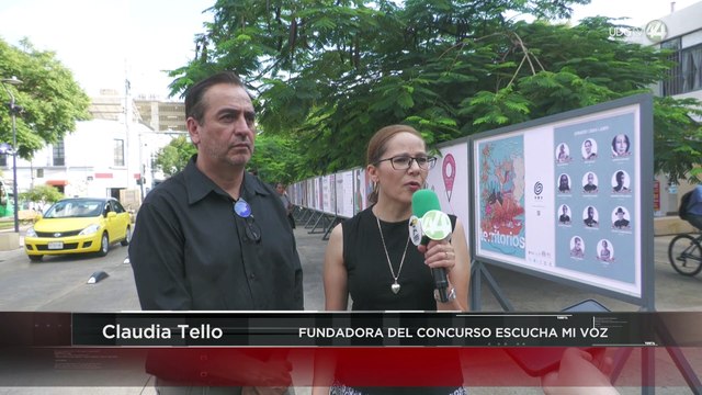 Sobre tema “Defender el territorio”, se exponen carteles del concurso Escucha mi voz en Guadalajara