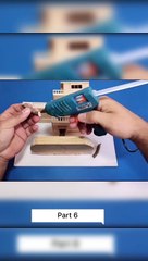 Wood house miniature craft diy