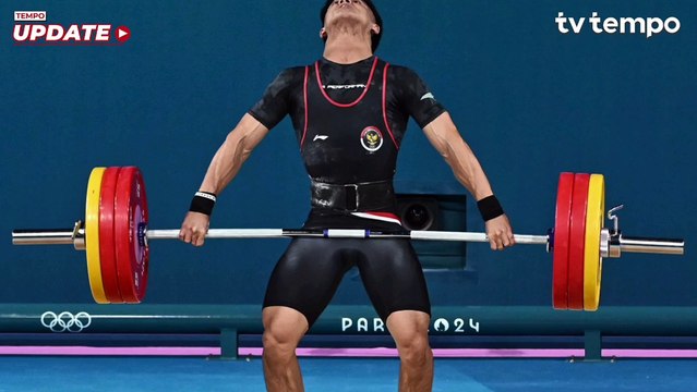 Rizki Juniansyah Sabet Emas Angkat Besi 73 Kg Olimpiade Paris 2024, Catat Rekor Baru