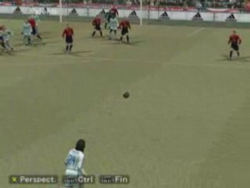 Superbe frappe de Camacho(joueur fictif du jeu)