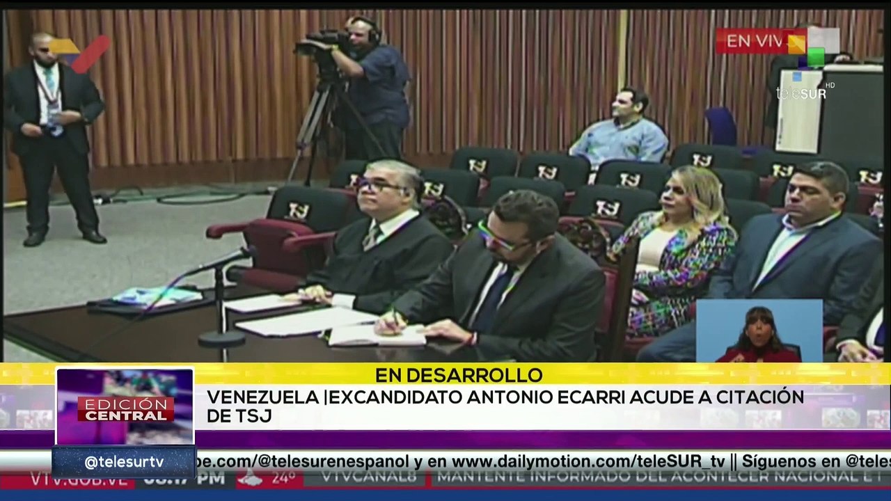 Partido Alianza del Lápiz representado por Antonio Ecarri asiste ante el TSJ