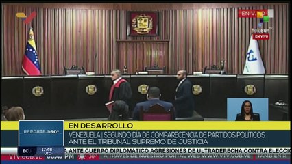 Partido Movimiento Ecológico de Venezuela asiste ante el TSJ