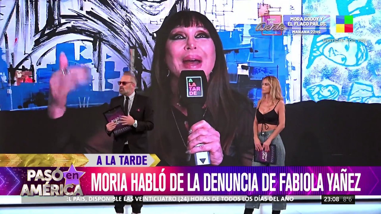  MORIA CASÁN habló de la denuncia de FABIOLA YÁÑEZ