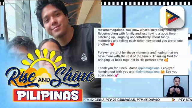 TALK BIZ | Maxene Magalona, ibinahagi ang reunion date at reconciliation niya sa kanyang pamilya