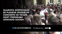 Islamista sospechoso de planear ataque en concierto de Taylor Swift preparaba atentado suicida